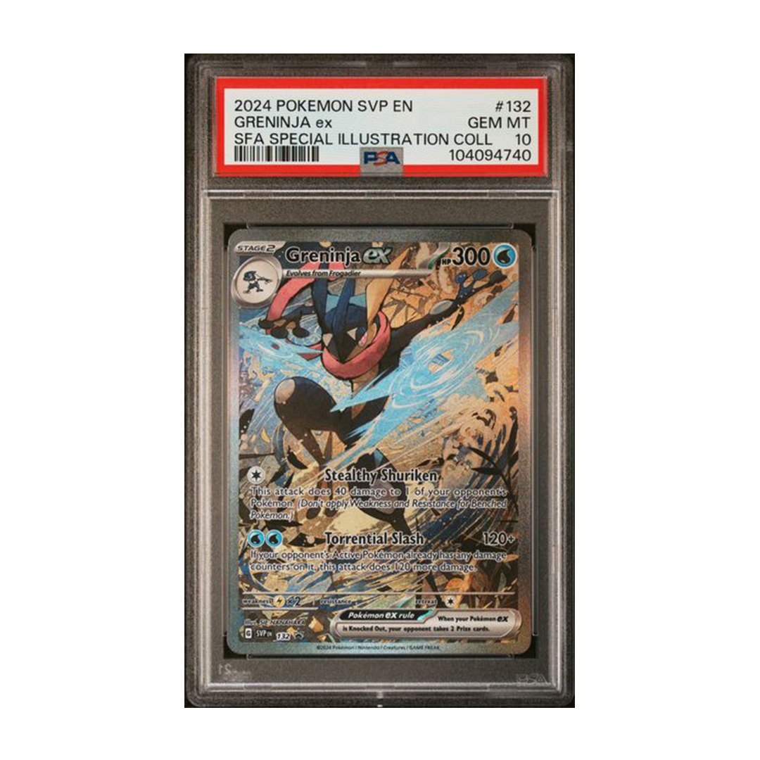 PSA10 - 2024 Pokemon SVP En-SV Black Star Promo #132 Greninja Ex