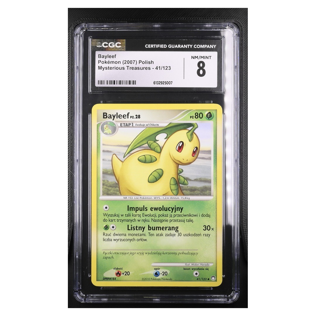 CGC8 - Bayleef Pokémon (2007) Polish 41/123